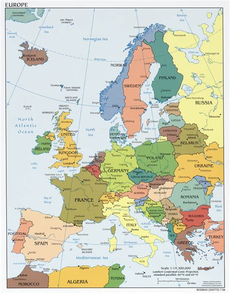 Free Europe Maps