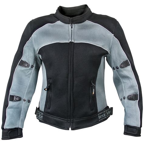 Motorcycle Jackets Xelement Cf507 Womens Guardian Black And Grey