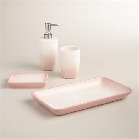 Get the best deal for handmade pink bathroom fixtures, accessories & supplies from the largest online selection at ebay.com. Blush Ombre Ceramic Bath Accessories Collection | Pink ...