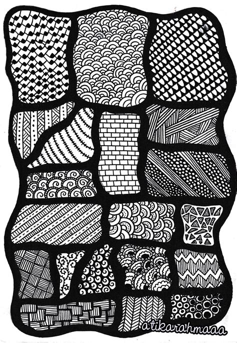 Zentangle Patterns Printable Designs