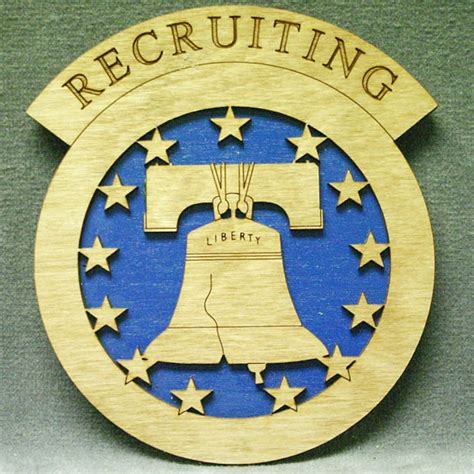 Recruiting Command Insignia Wall Plaque Etsy