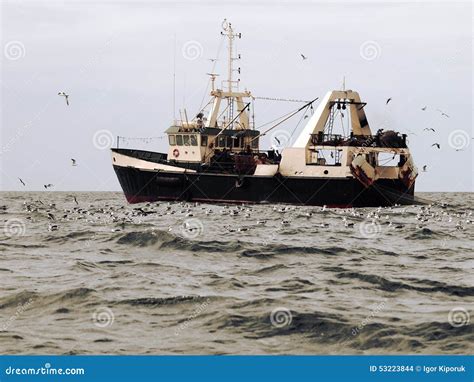 Fishing Trawler Stock Photo Image Of Breeze Boobby 53223844