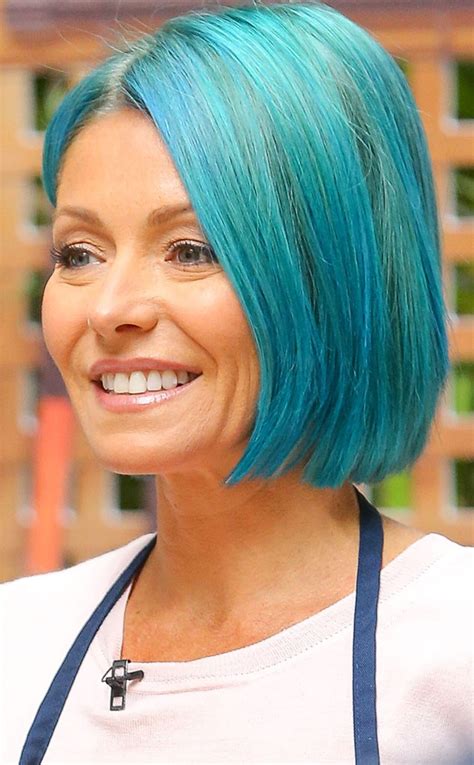 Kelly Ripa From Stars With Blue Hair E News