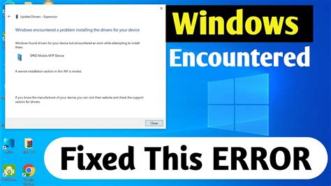 Fixed This Windows Encountered A Problem Installing The Driver Software
