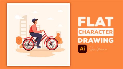 Flat Character Design Adobe Illustrator Tutorial Simple Character