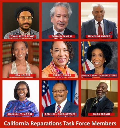 California Reparations Task Force For African Americans A Community