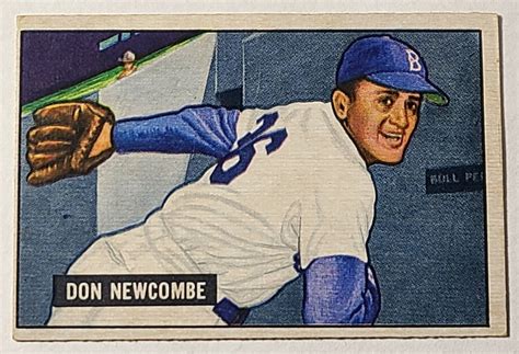 1951 Bowman Don Newcombe Card No6 Ebay