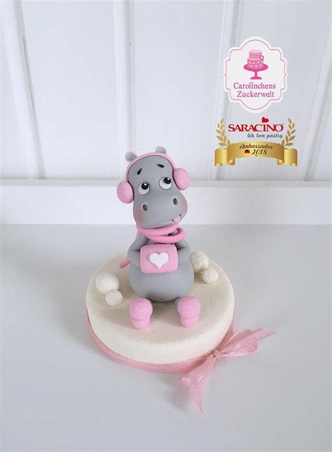 💕 Little Hippo 💕 Decorated Cake By Carolinchens Cakesdecor
