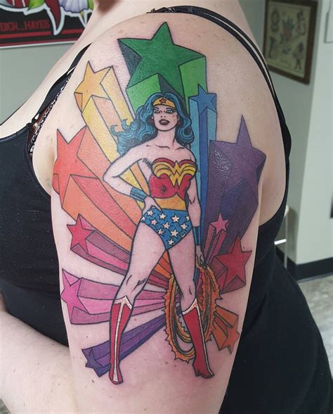 New Wonder Woman Tattoo Done By A Rich Hayes At Electric Coil In