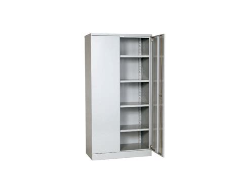 Stands in place without falling over on large 6×6 pads; Steelwise Heavy Duty Storage Cabinets