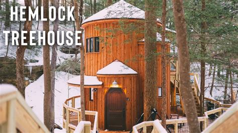 Whimsical Tiny House Treehouse Full Tour The Hemlock Treehouse