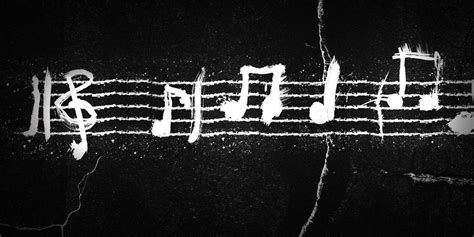 Music Notes Wallpaper Black And White