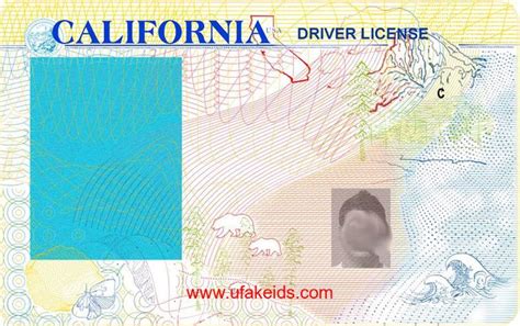 Image Result For California Drivers License Template Ca