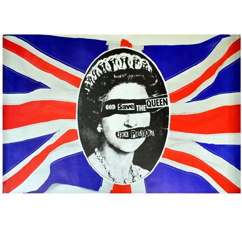 sex pistols original god save the queen promotional poster at 1stdibs god save the queen