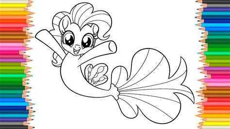 Little pony coloring pages at getdrawings free download. My Little Pony Mermaid Coloring Page | Coloring Markers ...