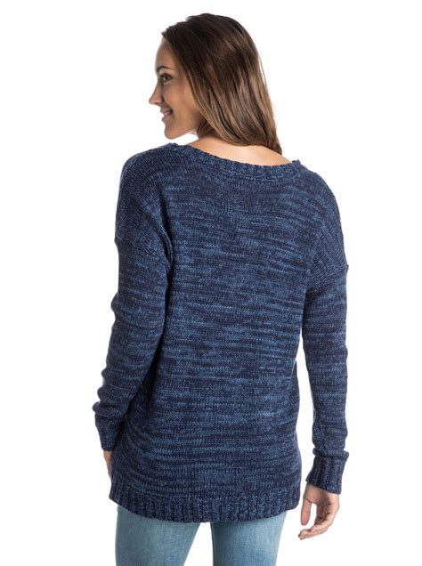 Fishermen lost at sea where identified with the help of their aran sweater. Fisherman Seas Cable Knit Sweater 888701078623 | Roxy