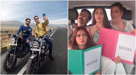 Selfiee Akshay Kumar Welcomes Leading Ladies Diana Penty And Nushrratt Bharuccha With A Fun