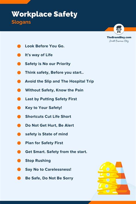 271 Brilliant Workplace Safety Slogans Safety Slogans Workplace