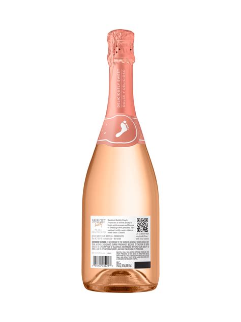 Buy Barefoot Bubbly Peach Fruitscato 750ml Wine Online Barefoot