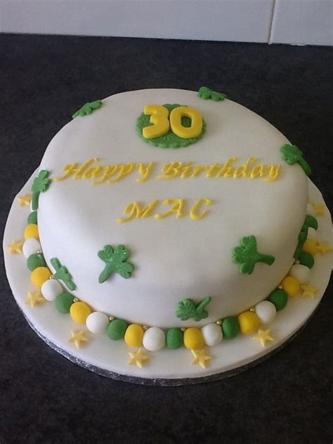 Design a 30th birthday collage quick & safe upload numerous text & design options available as digital file, ecard & print. 30th Birthday Cake with an Irish Theme | 30 birthday cake ...