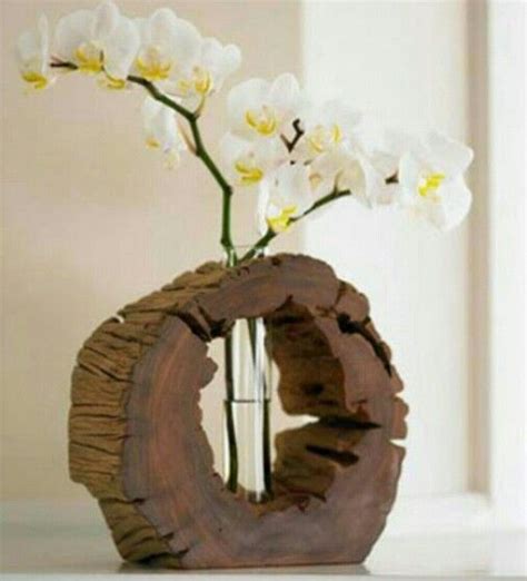 Anleitung für eine stehleuchte aus holz. Scheibe aus holz..reagenzglas | Holz deko selber machen ...