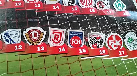 Liga regionalliga oberliga dfb pokal liga pokal super cup reg. Bundesliga Tabelle 2017/18#2 spielgtag - YouTube