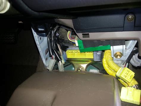 Location of airbag control module
