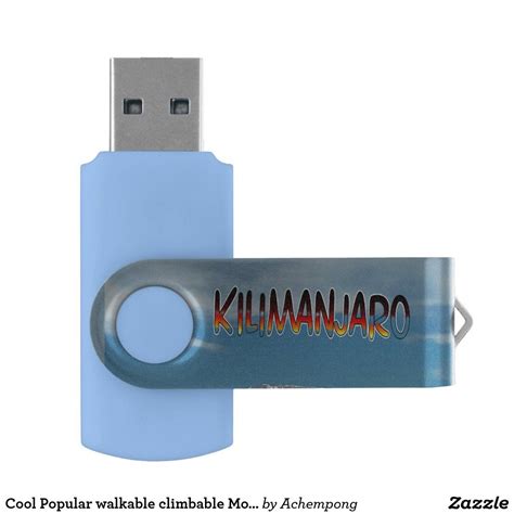 Cool Populärer besteigbarer Berg Kilimanjaro USB Stick Zazzle de Usb stick Usb Hakuna matata