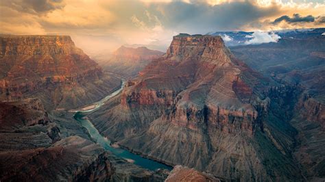 Colorado River In The Grand Canyon Hd Wallpaper Background Image