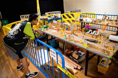 A Giant Rube Goldberg Machine Is Being Assembled At The Tech
