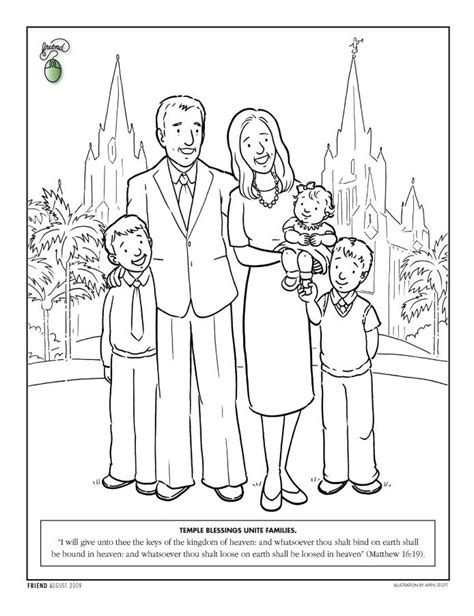 Or sometimes you just need to fill in those last five minutes before the end of class. lds coloring pages | temple coloring page | LDS Lesson ...