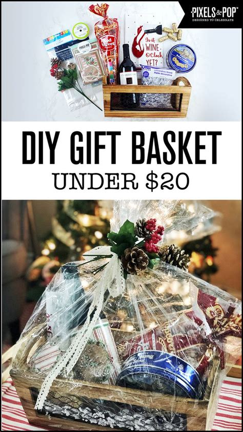 Shop premium gifts under $20 & more. This DIY Gift Basket is under $20 and would make the ...
