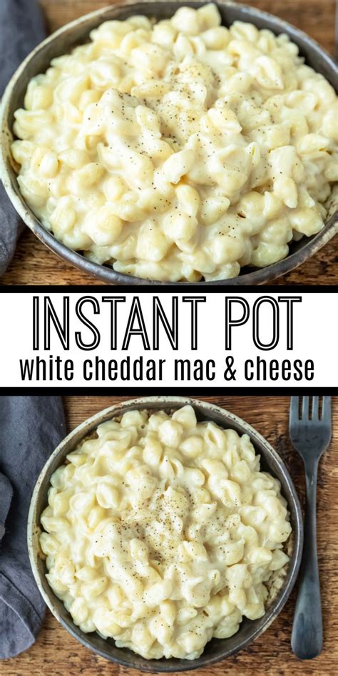 Kraft wants you to wake up and smell the mac and cheese. Instant Pot White Cheddar Mac and Cheese | Recipe in 2021 ...