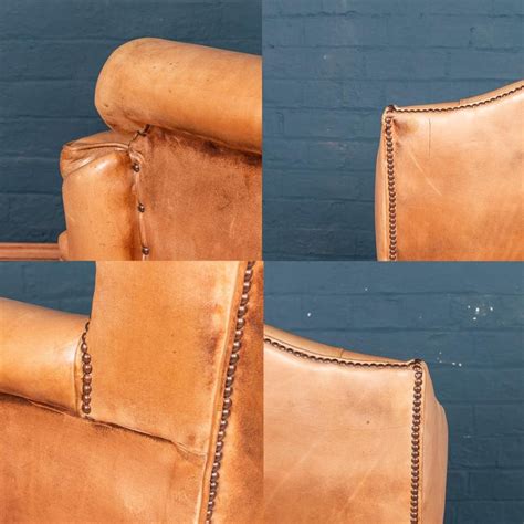 Get the best deals on wingback chair chairs. Late 20th Century English Leather Wing Back Chair, circa ...