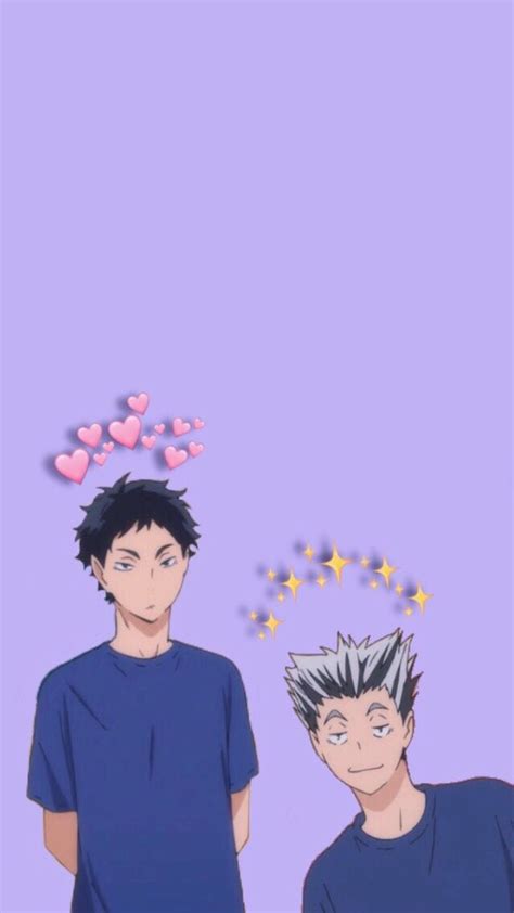 Akaashi And Bokuto Wallpaper Cute Anime Wallpaper Haikyuu Anime Anime