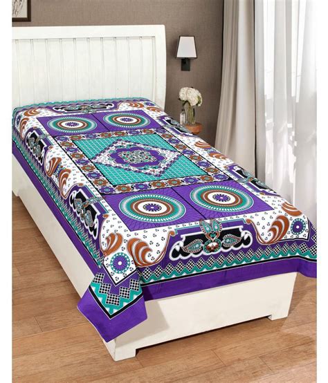 Exotic Single Cotton Multicolor Ethnic Bed Sheet Buy Exotic Single