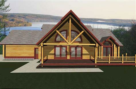 Riverbend Log Home Floor Plan By Hiawatha Log Homes