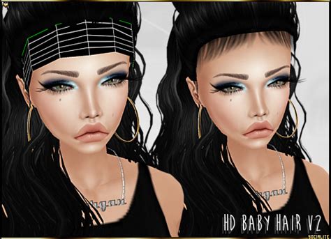 Baby hairs are the wispy, small hairs that appear right at your hairline. IMVU Fashion Blog (HD Baby Hair Mesh V2. Improvements from ...