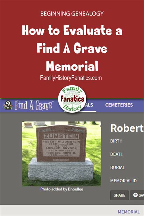 Find A Grave Shares Gravestone Images For Your Potential Ancestors But