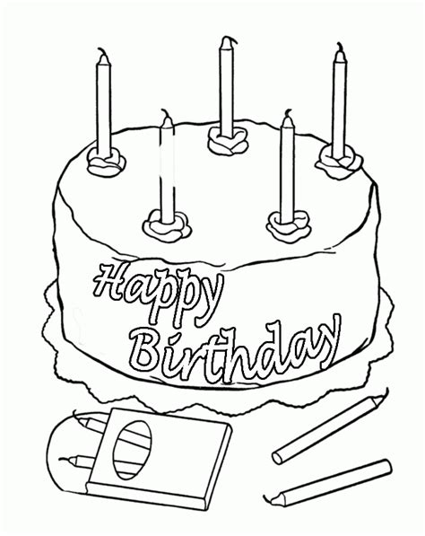 Boxes of different shapes, sizes, with ribbons and pretty colors make every kid's birthday a great one for your child's birthday greeting. Picture Of Candles - Coloring Home