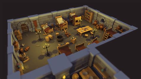 Low Poly Dungeon Update 11 Low Poly Dungeon Asset Pack By Miguel Lobo