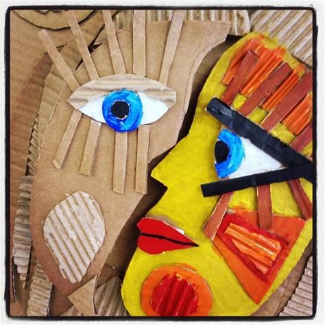 Image Result For Picasso Faces Art Lesson 6thgrade Cubist Portraits