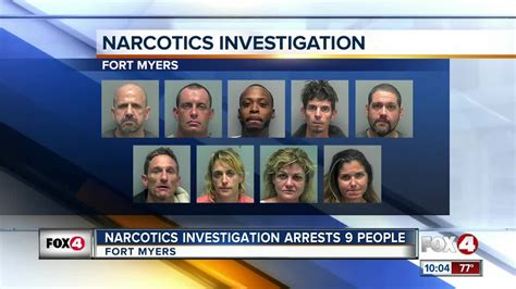 Nine arrests made in drug operation in Ft. Myers