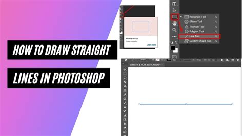 How To Draw Straight Lines In Photoshop Silo Path