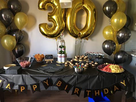 30th Birthday Party Table Decoration Ideas - Table Decoration