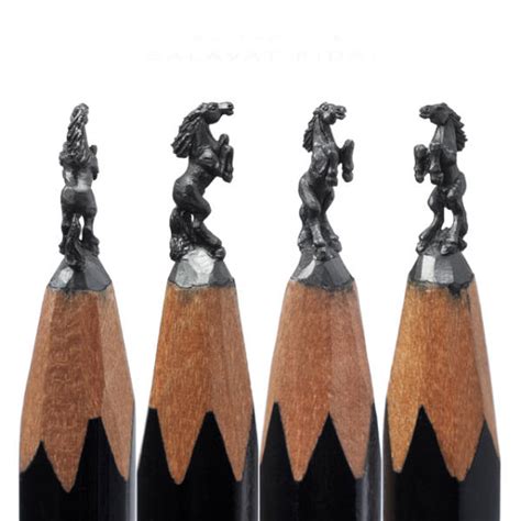 Amazing Tiny Lead Sculptures Carved Into The Tips Of Pencils 42 Pics