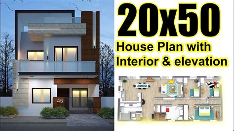 20 X 50 Sq Ft House Plans Tutor Suhu