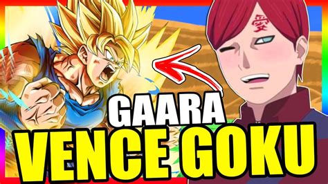 Gaara Vence Goku Defesa Absoluta Youtube