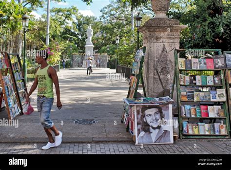 Book Market In The City Centre Plaza De Armas Havana Cuba The