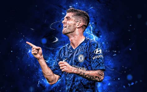 Download wallpapers Christian Pulisic, 2019, Chelsea FC, american